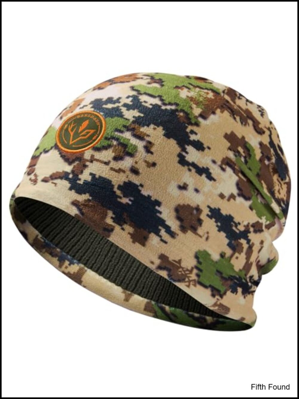 Reversible Windproof Fleece Beanie Hat Winter Knit for Men Women Unisex